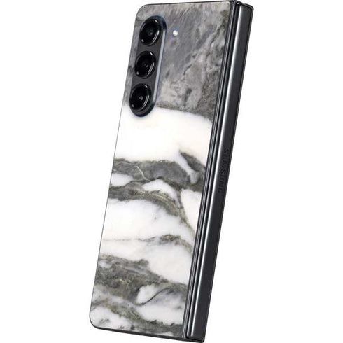 Grey Marbling Galaxy Z Fold5 5G Skin
